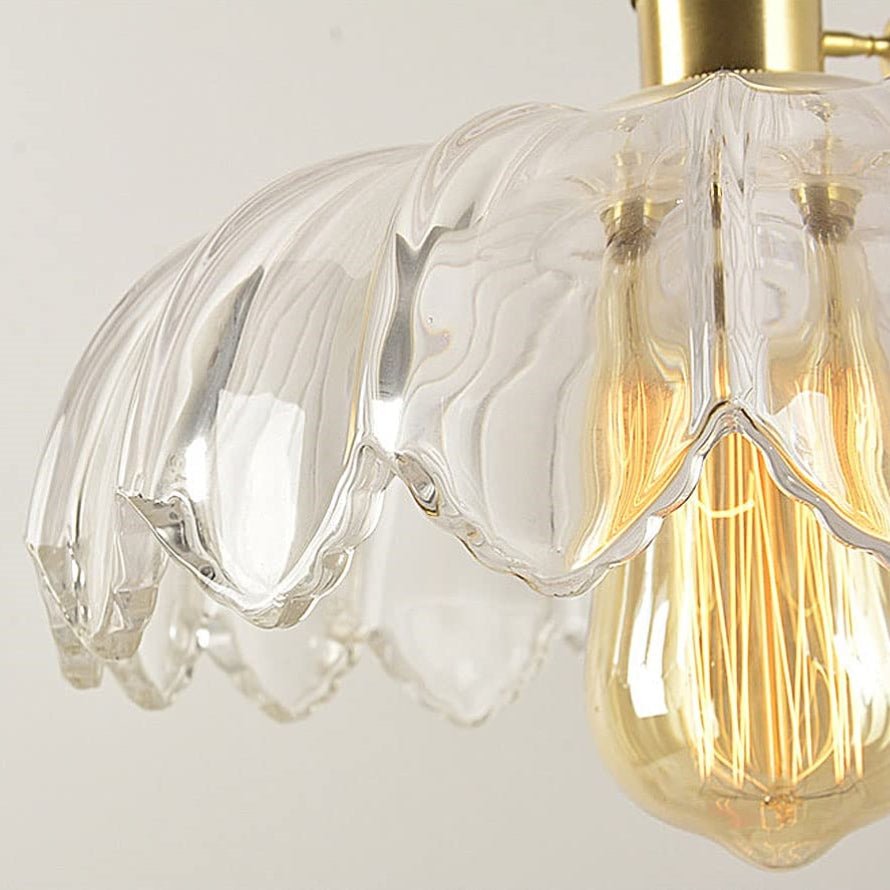 Living Houses | Vintage Glass Flower Pendant Lamp